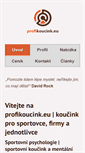 Mobile Screenshot of profikoucink.eu